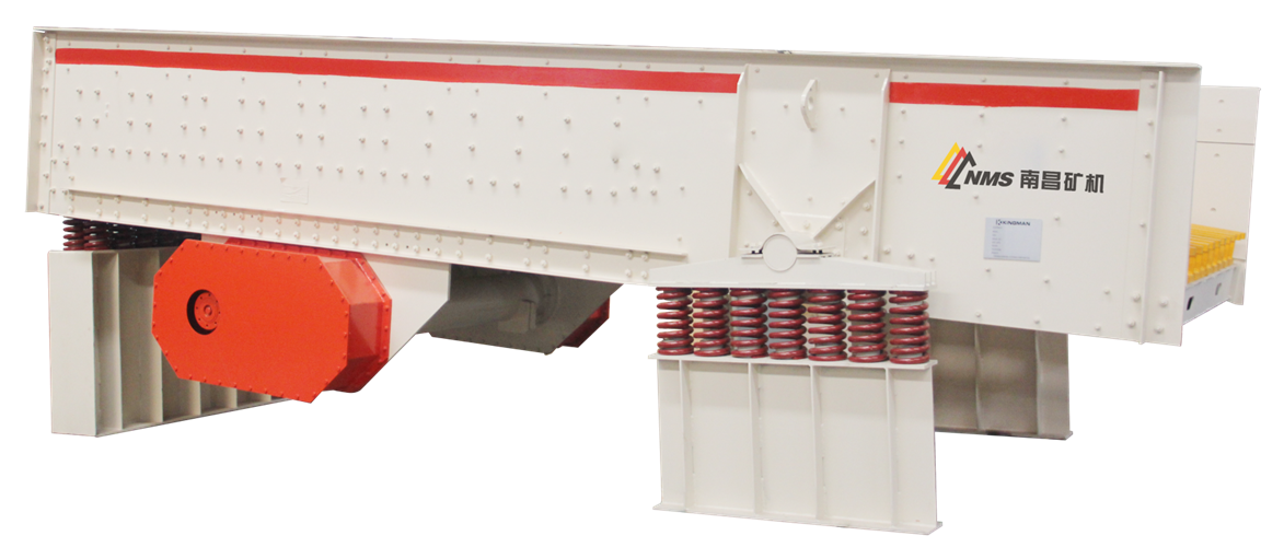 NMS HPF1560 Grizzly Feeder. Maximum Capacity is 800t/h.