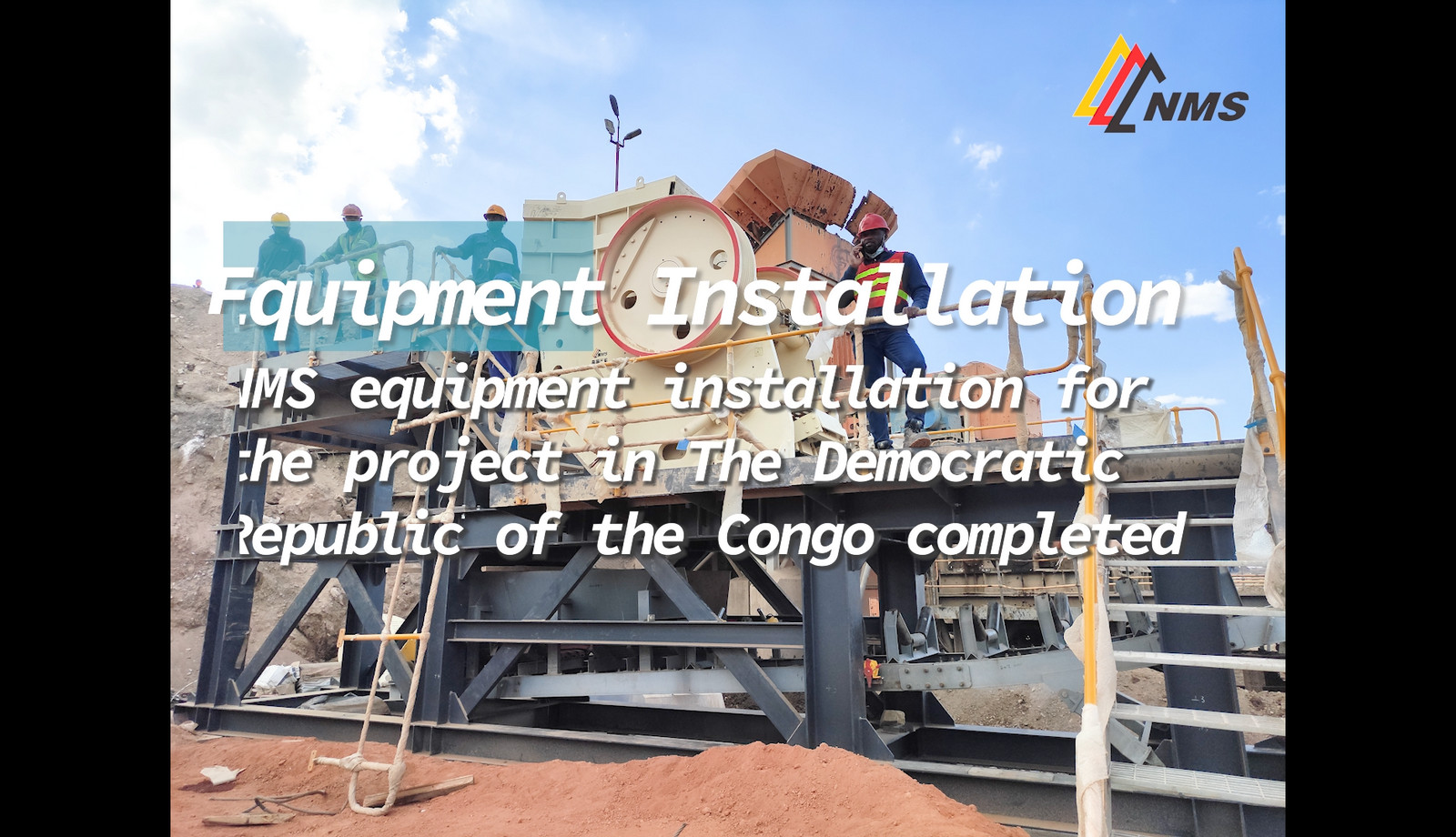 NMS Equipment Installation for the Project in The Democratic Republic of the Congo Completed