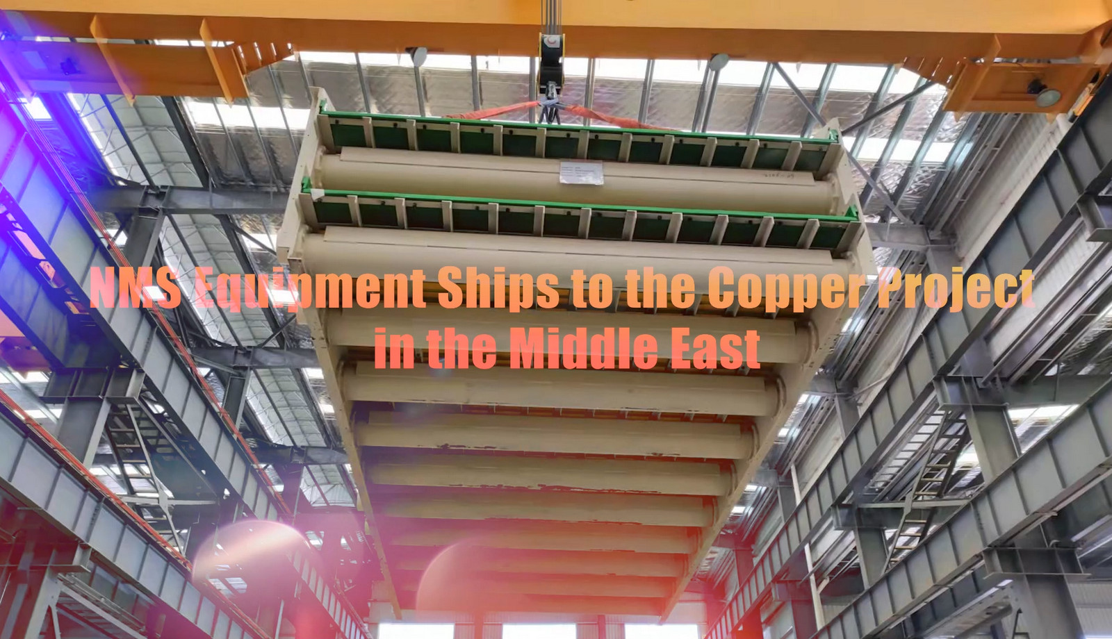 NMS Equipment Ships to the Copper Project in the Middle East
