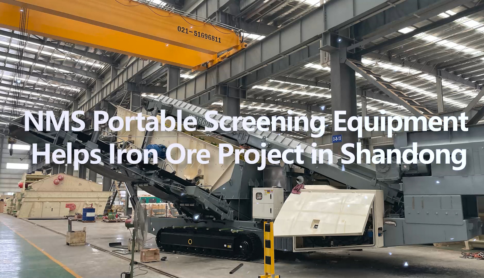 NMS Portable Screening Equipment Helps Iron Ore Project in Shandong