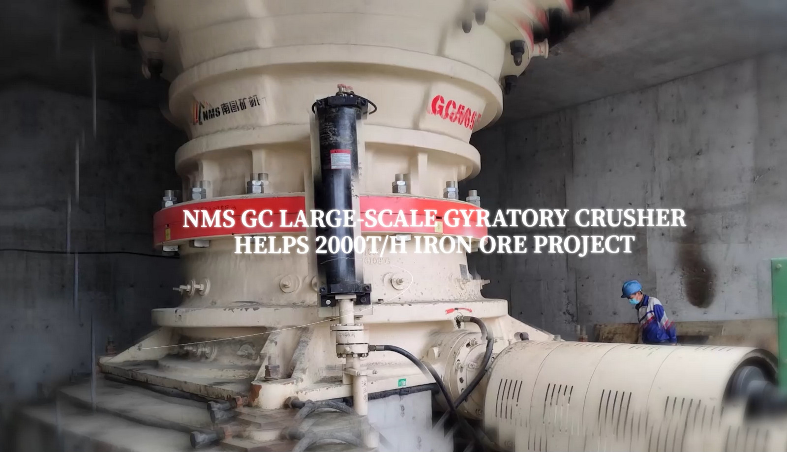 NMS GC Large-scale Gyratory Crusher Helps 2000t/h Iron Ore Project
