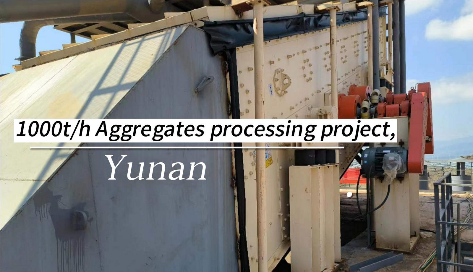 1000t/h Aggregates processing project, Yunan