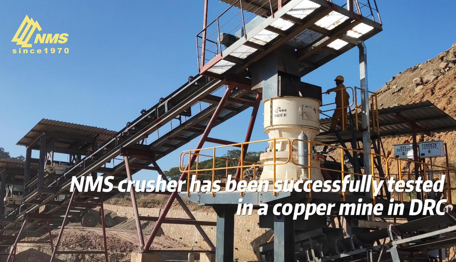 NMS crusher has been successfully tested in a copper mine in DRC
