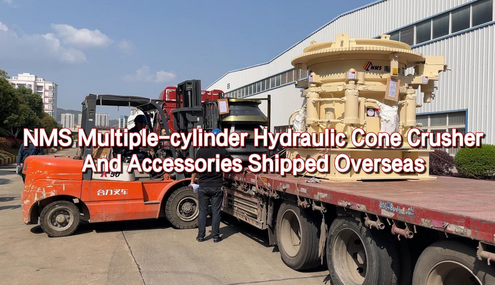 NMS Multiple-cylinder Hydraulic Cone Crusher and Accessories Shipped Overseas