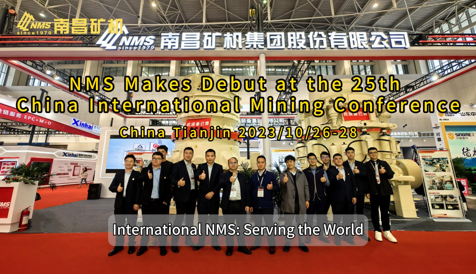 NMS Makes Debut at the 25th China International Mining Conference