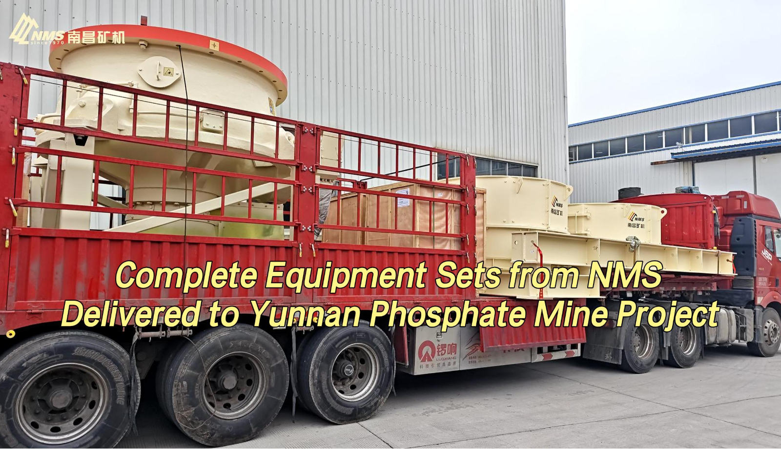 Complete Equipment Sets from NMS Delivered to Yunnan Phosphate Mine Project