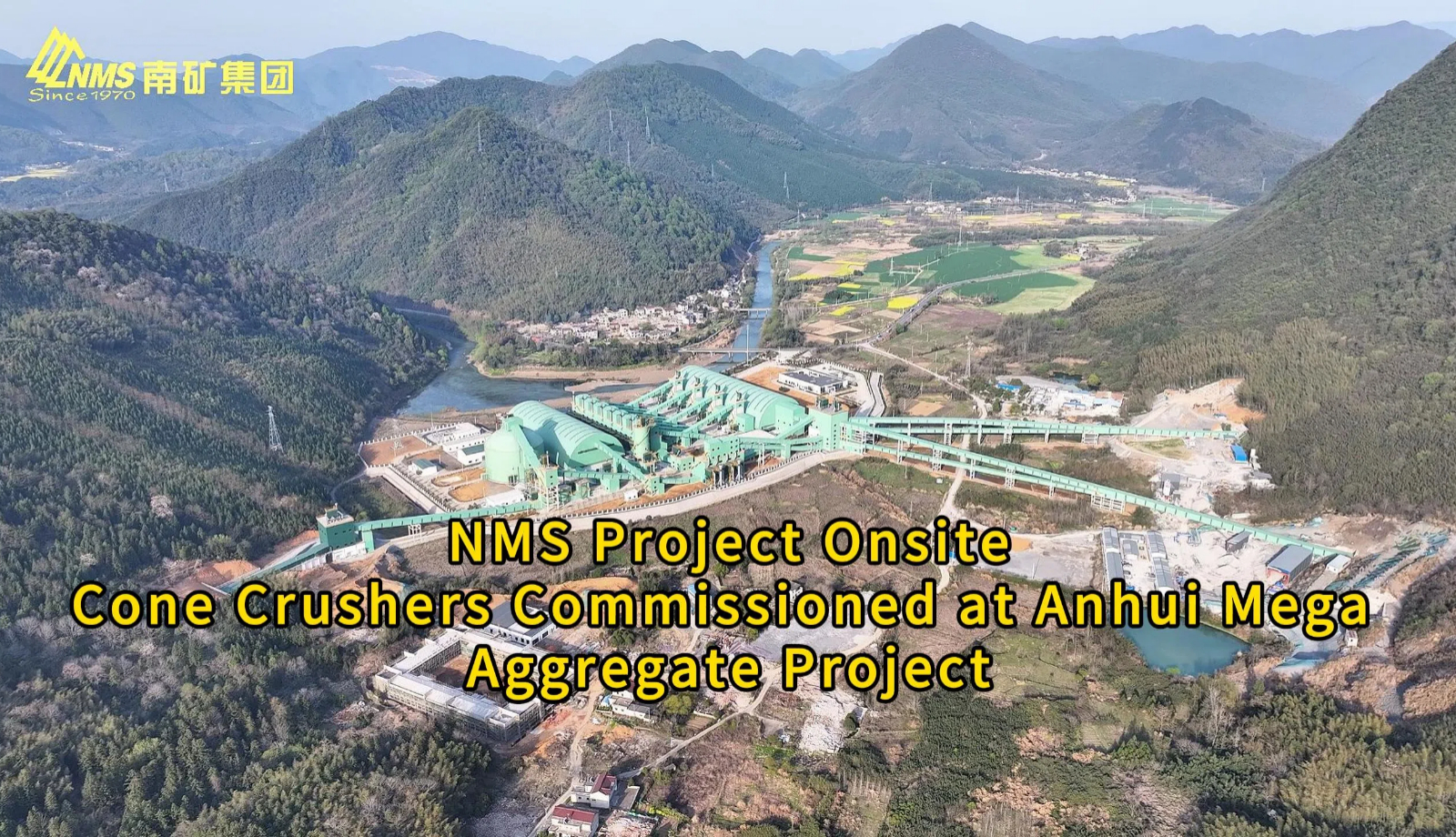 NMS Project Onsite: Cone Crushers Commissioned at Anhui Mega Aggregate Project