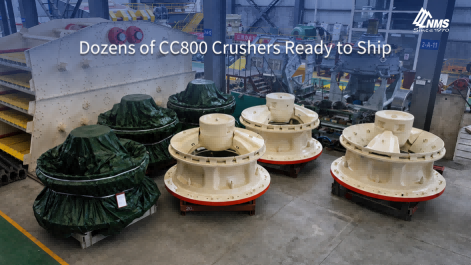 Dozens of CC800 Crushers Ready to Ship